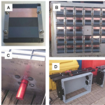 Photographs of the ultrasonic anti-fouling testing apparatus. 