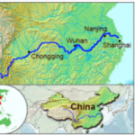 The course of the Yangtze River through China. Source: Wikipedia.